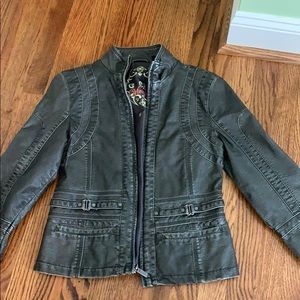 Girls leather jacket